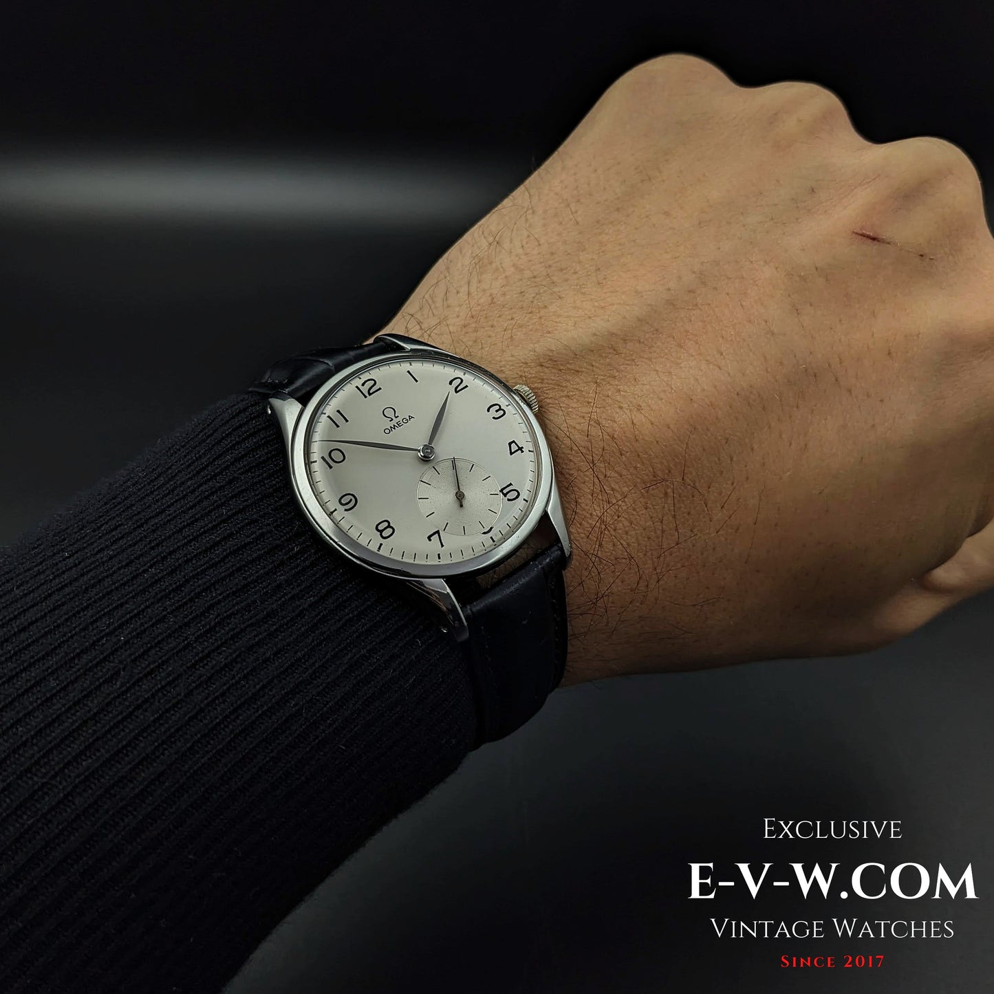 76 Years Old Vintage Omega Jumbo 38,5mm / Oversize /  Ref. 2505-4 / Cal. 265 (30T2) / Vintage 1947