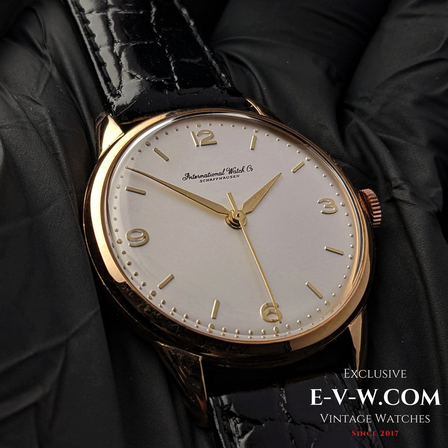 67 Years Old Vintage IWC Schaffhausen 18k Gold / Cal. 89 / Vintage 1956