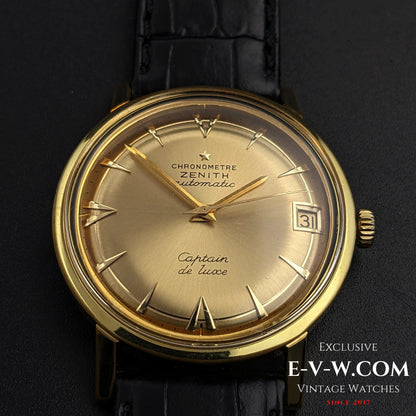60 Years Old Vintage Zenith CHRONOMETRE Automatic CAPTAIN DE  LUXE / Cal. 2542PC / Vintage 1960s