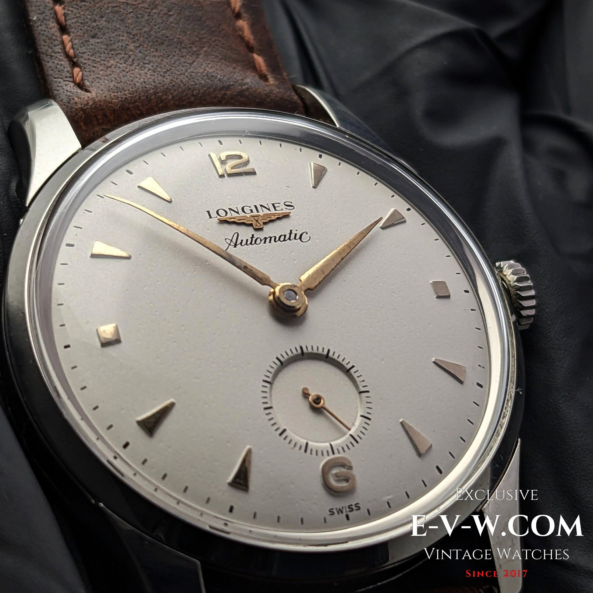 72 Years Old Vintage Longines Rare Automatic / Cal. 22A / Vintage 1951
