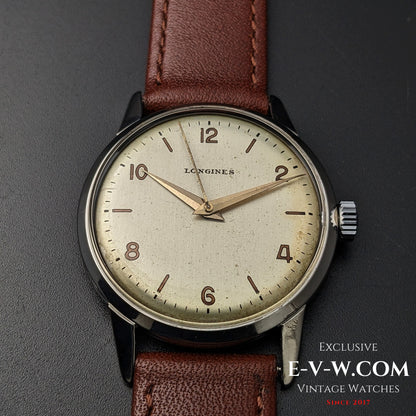 81 Years Old Vintage Longines Classic WWII / Ref. 7222-1 / Cal. 27M / Vintage 1944