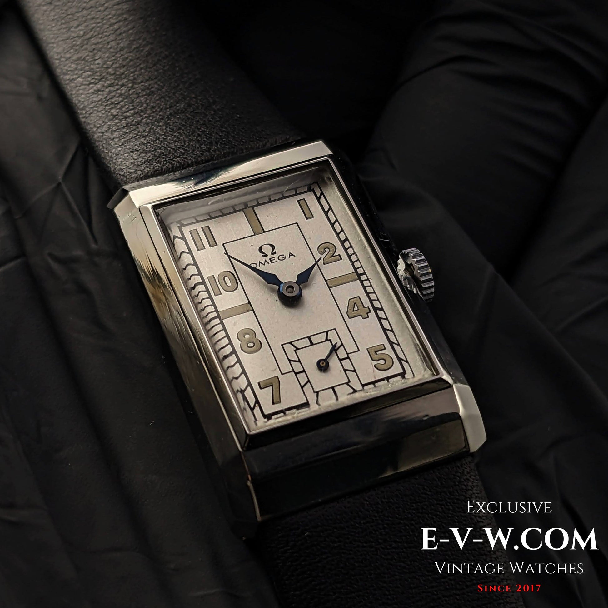 84 Years Old Vintage Omega Art Deco Tank / Cal. T17 / Vintage 1939