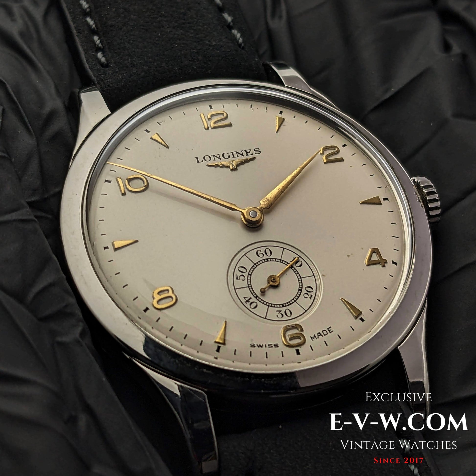 74 Years Old Vintage Longines Calatrava / Cal. 1268Z / Vintage 1950