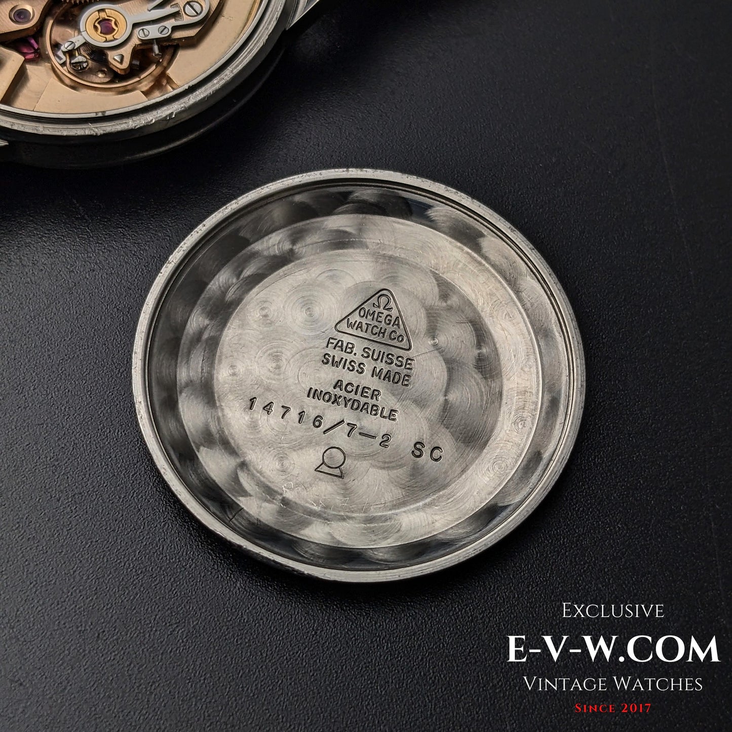 Omega automatique vintage de 67 ans / Réf. 14716 / 7-2 SC / Cal. 501 / Année 1958