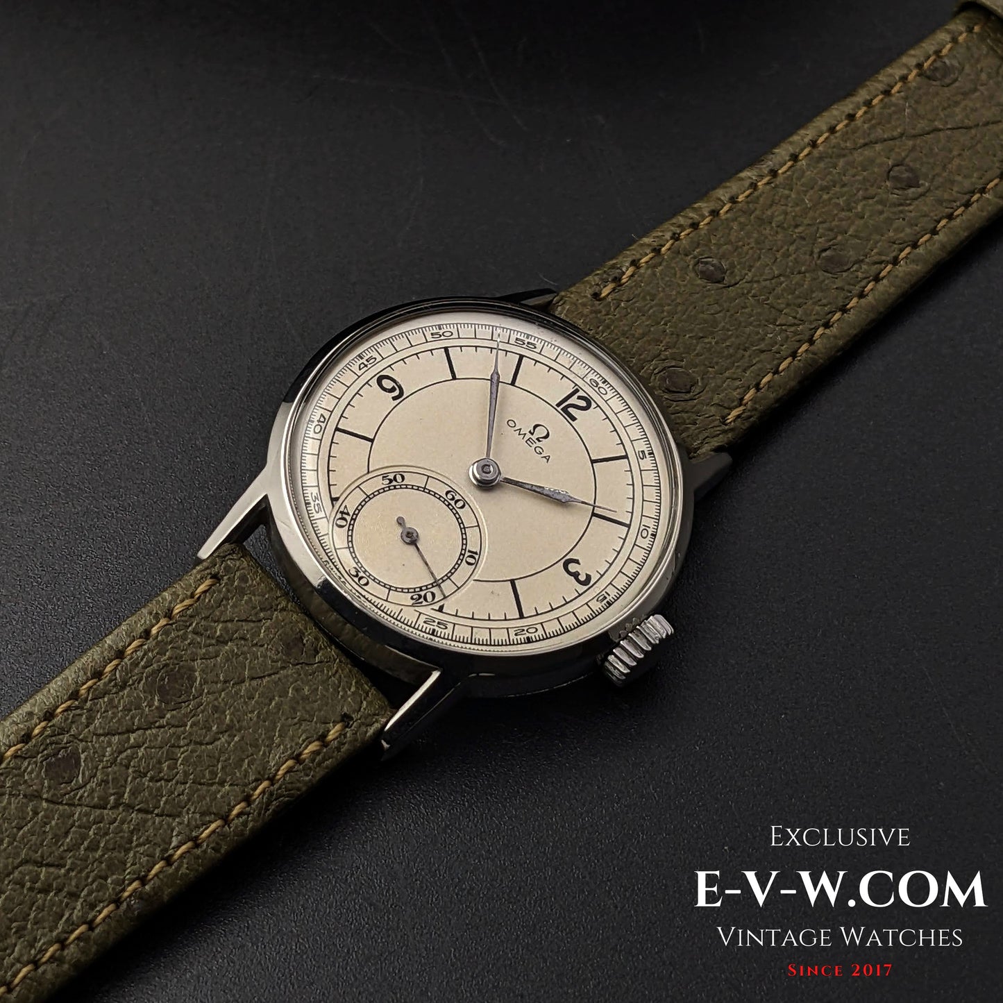 84 Years Old Vintage Omega Sector / Cal. 30T2 / Vintage 1939