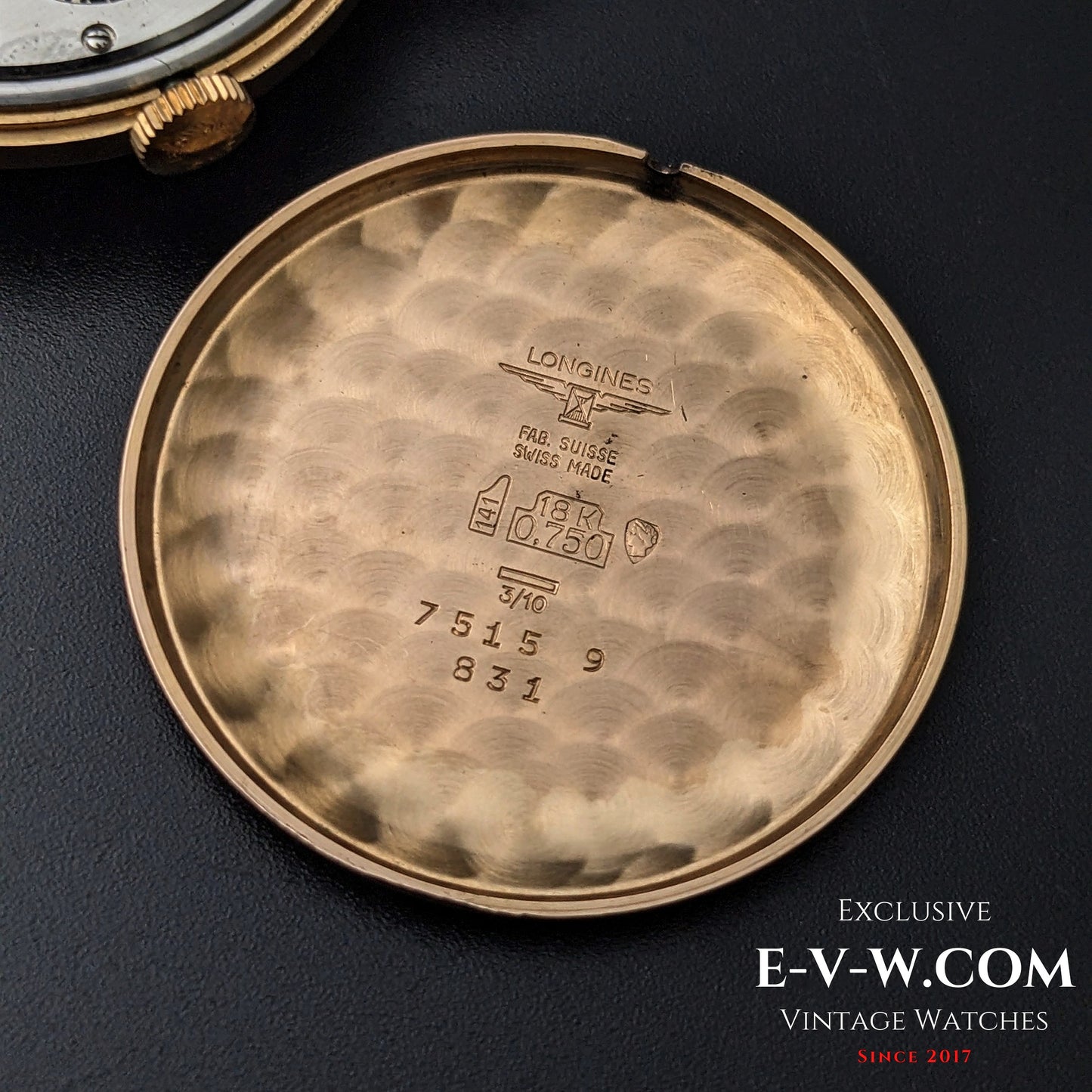 59 Years Old Vintage Longines Calatrava 18k gold / Ref. 7515 / Cal. 30L