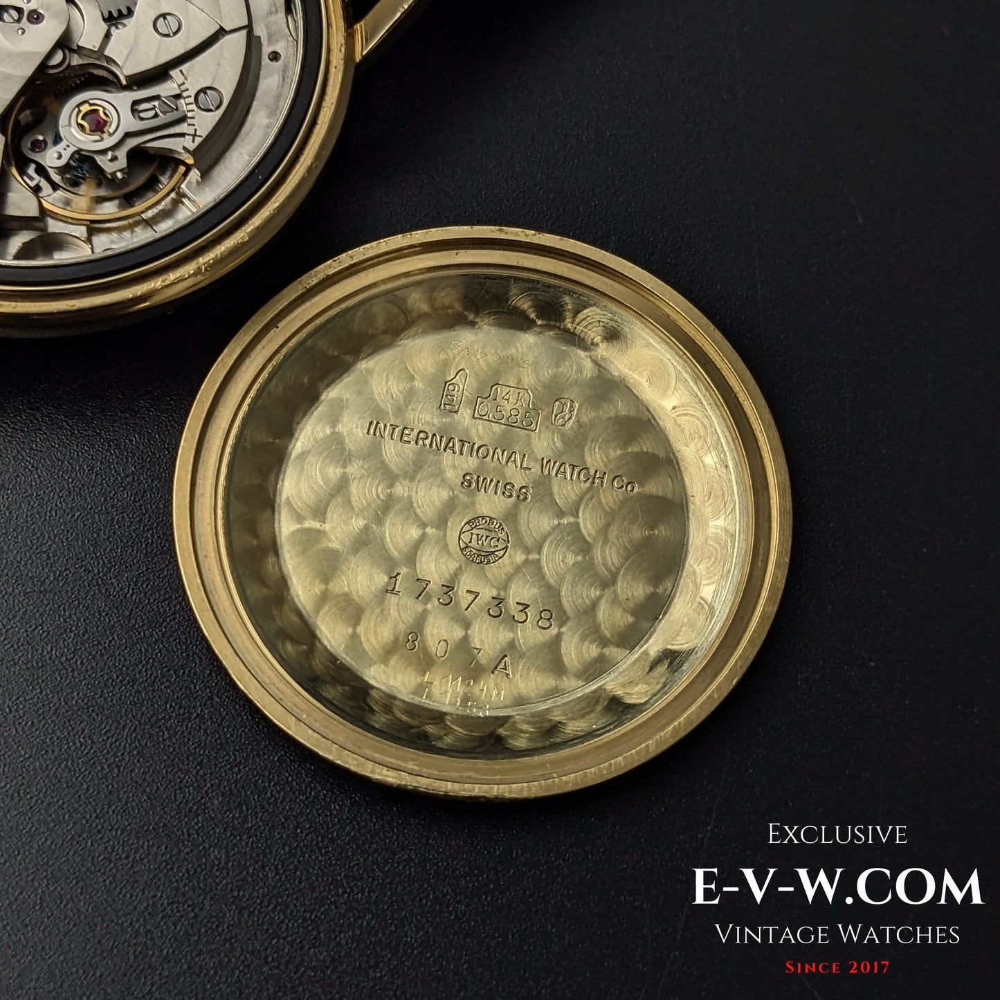 61 Years Old Vintage IWC Schaffhausen Automatic 14k Gold / Ref. 807A / Cal. 8541 / Vintage 1964