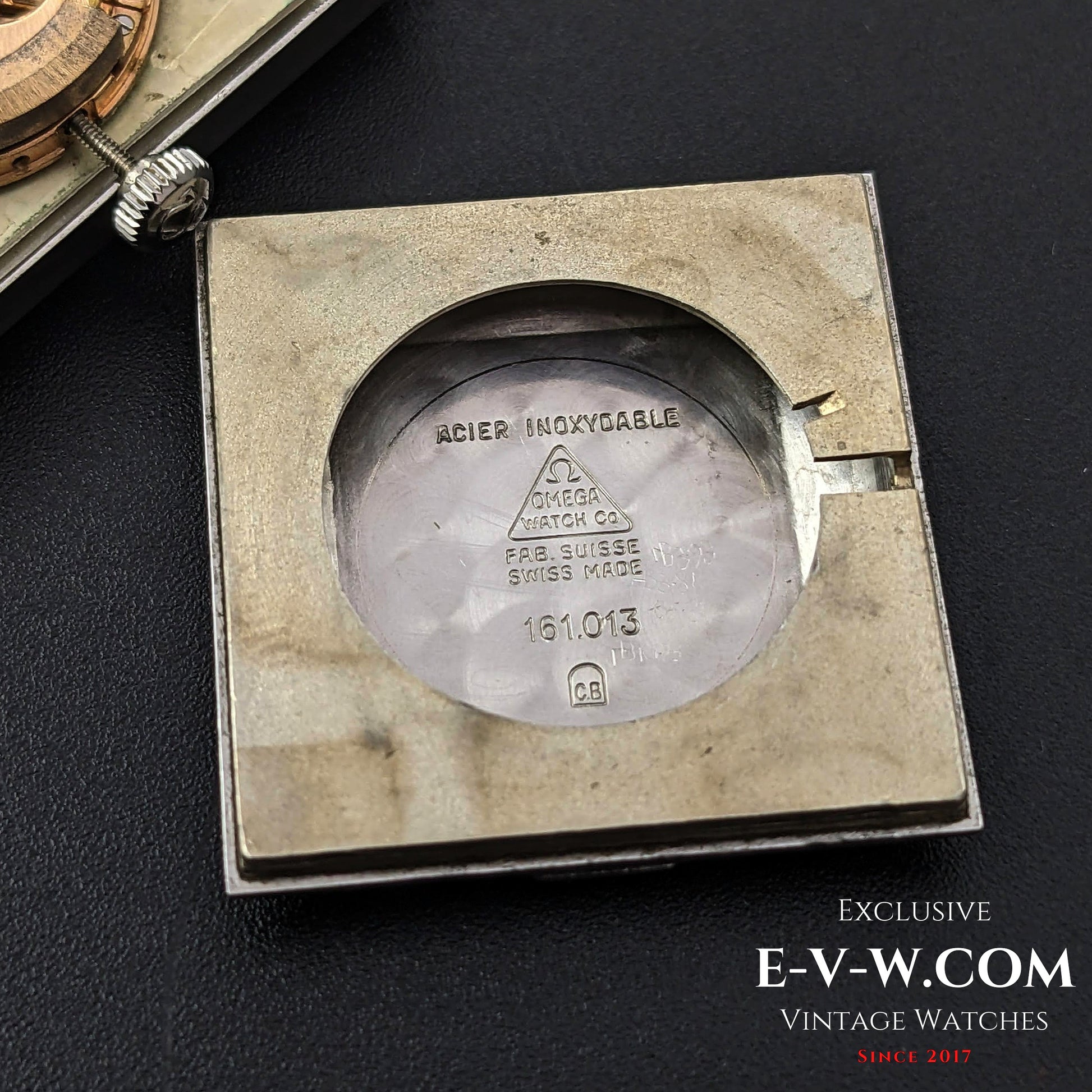 59 Years Old Vintage Omega Omega Automatic Tank / Art Deco Ref. 161013 / Cal. 671 / Vintage 1965