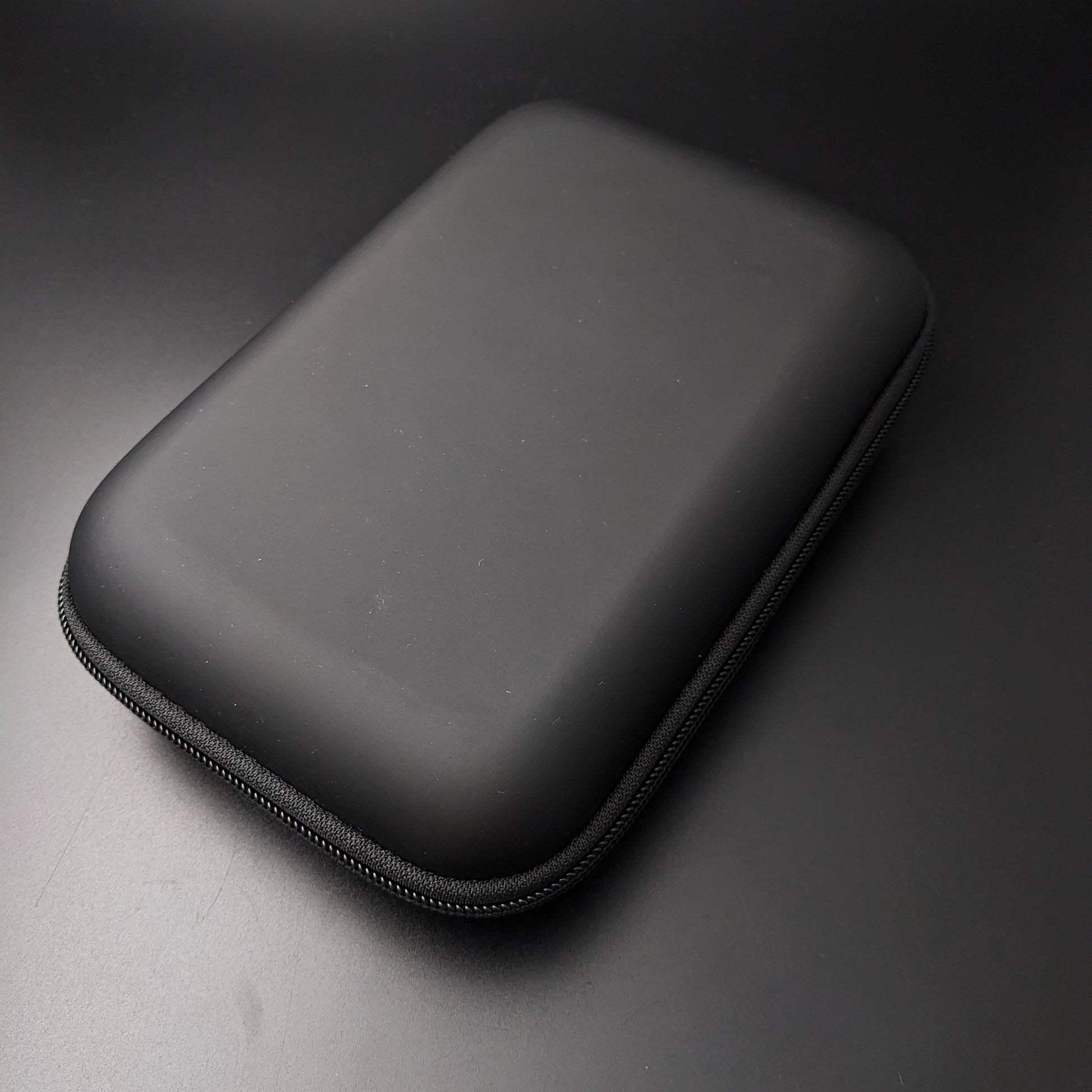 Closed black protective case for Jaeger-LeCoultre WWII Military Watch Cal. 467 Vintage 1940, ideal for secure storage.