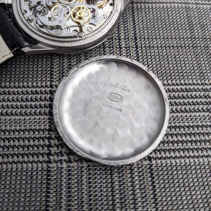 86 years old WWII DOXA Jumbo Chronograph 38mm - 1940s Vintage / cal. Valoux 22 / Serviced