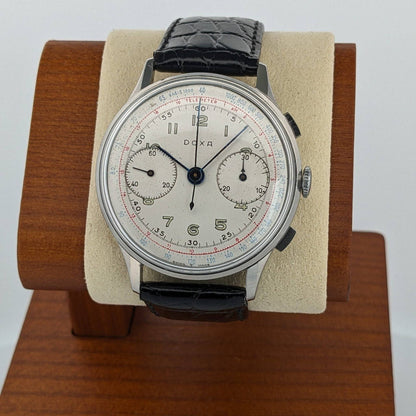 86 years old WWII DOXA Jumbo Chronograph 38mm - 1940s Vintage / cal. Valoux 22 / Serviced