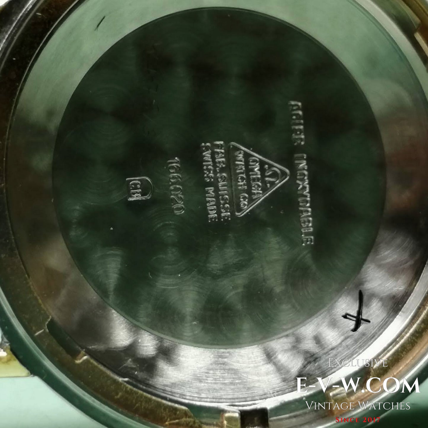 Omega Seamaster Cadran Vert Automatique Réf. 166.020 / cal. 562 / Vintage 1965 