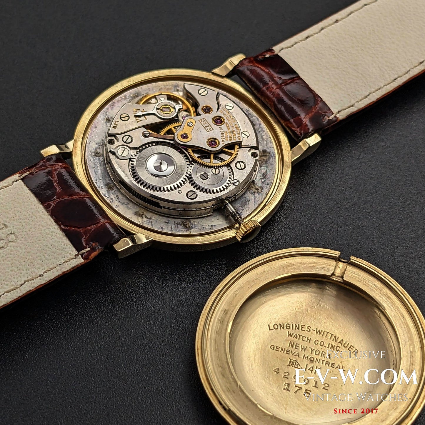 Longines Classic Vintage en or 14 carats, millésime 1956, calibre 23ZS, 67 ans