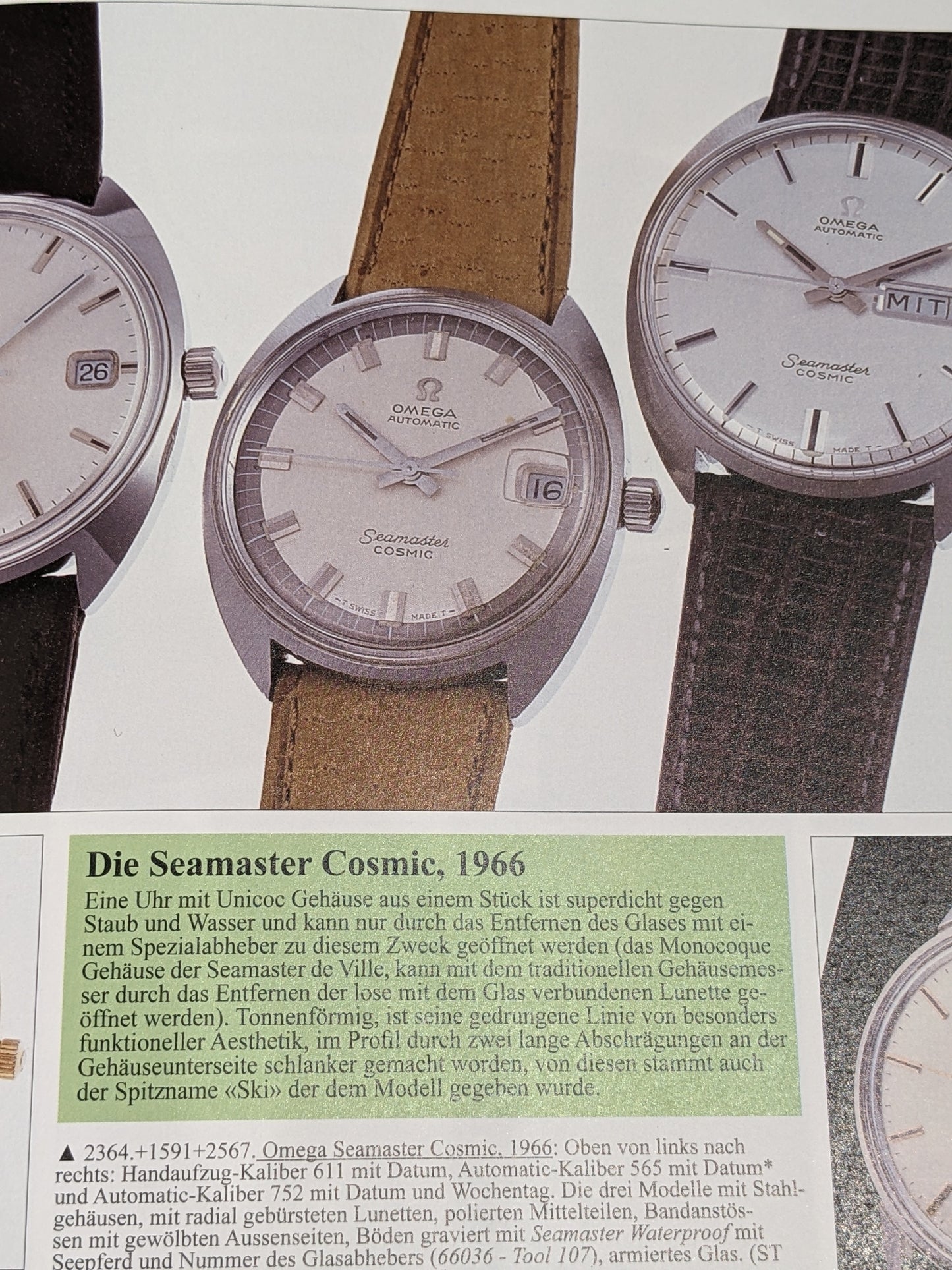 Omega Seamaster Cosmic automatique vintage de 54 ans / Réf. 166036 / Cal. 752 / Année 1970