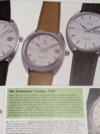 Omega Seamaster Cosmic automatique vintage de 54 ans / Réf. 166036 / Cal. 752 / Année 1970