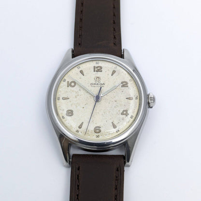 Montre vintage Omega Fab. Suisse, cadran 2537-3, 1948, 78 ans / Révisée