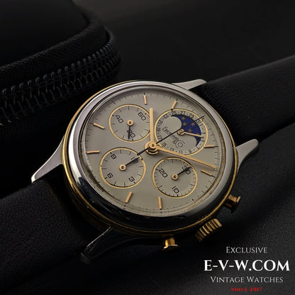 Eberhard &amp; Co.Chrono Royal Moonphase Vintage années 1990 / cal.1883 / Ref.32004