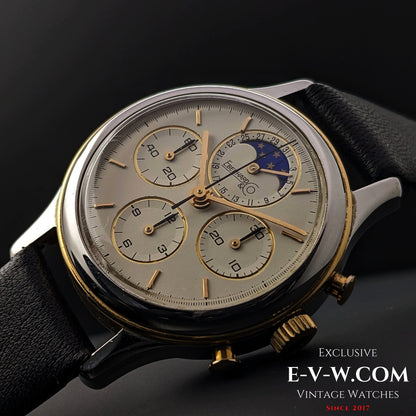 Eberhard &amp; Co.Chrono Royal Moonphase Vintage années 1990 / cal.1883 / Ref.32004