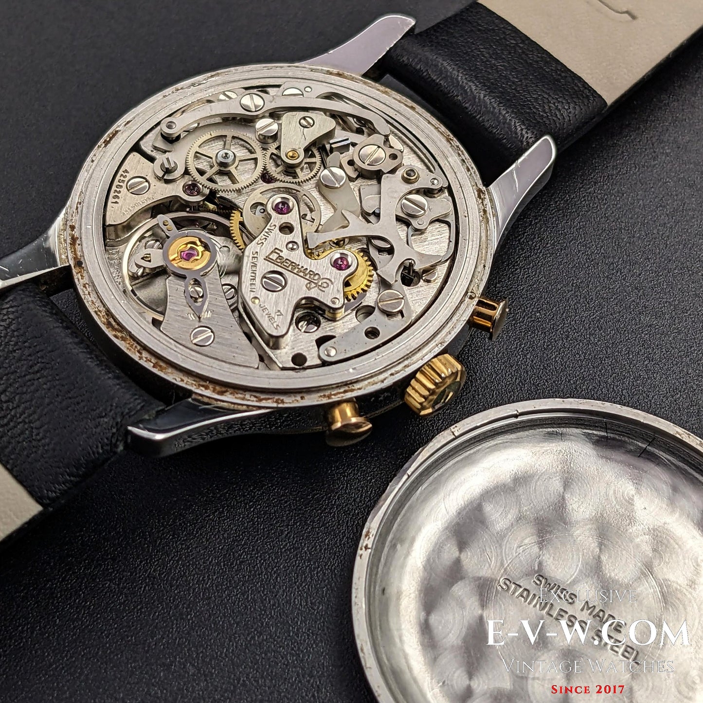 Eberhard &amp; Co.Chrono Royal Moonphase Vintage années 1990 / cal.1883 / Ref.32004