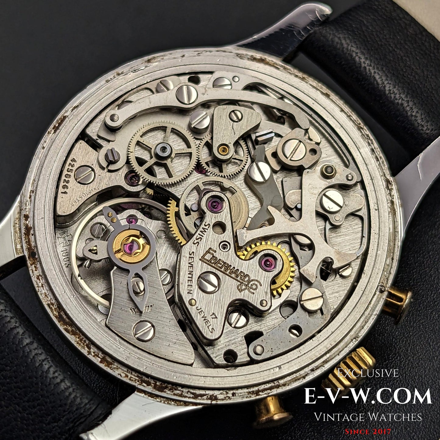 Eberhard &amp; Co.Chrono Royal Moonphase Vintage années 1990 / cal.1883 / Ref.32004