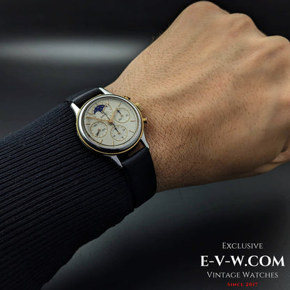 Eberhard &amp; Co.Chrono Royal Moonphase Vintage années 1990 / cal.1883 / Ref.32004