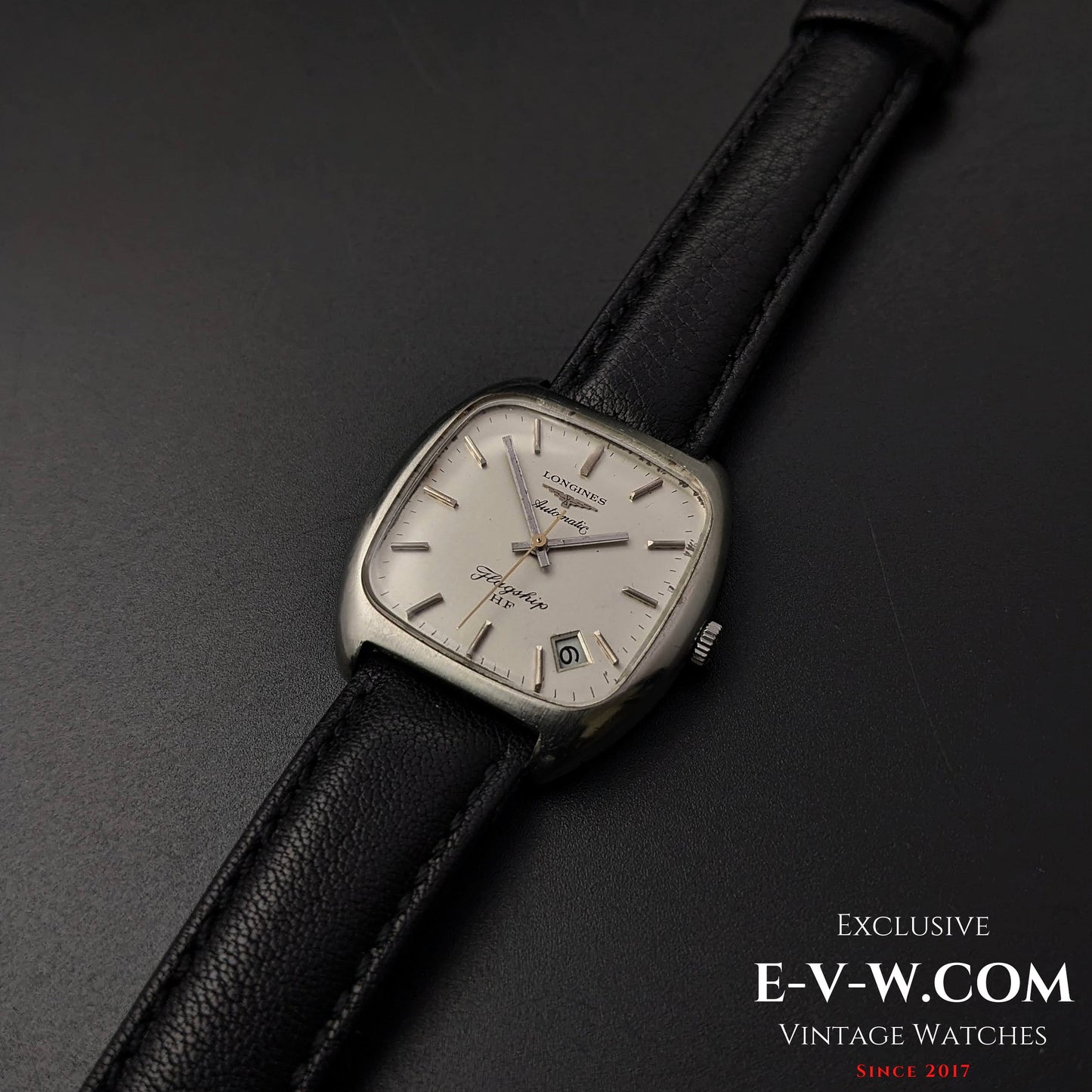 Montre Longines Flagship Automatic Square / Réf. 8418 / Vintage 1974