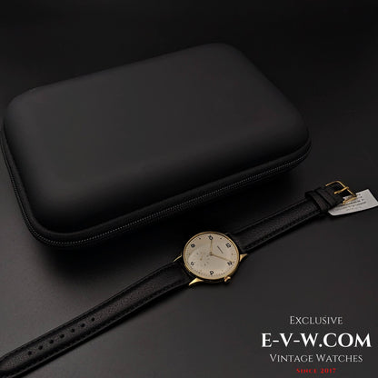 Montre Zenith vintage 1949 en or 18 carats / Jumbo 37 mm / Cal. 126