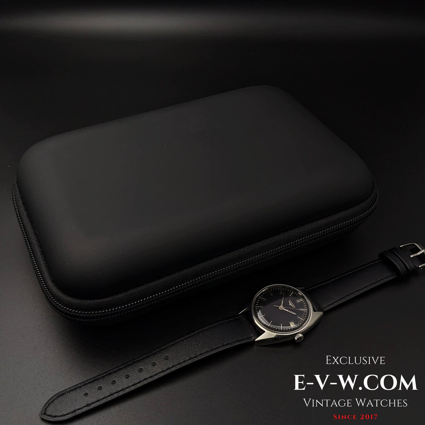 Longines Classic / Cadran noir / Cal. 285 / Réf. 8306 5 / Vintage 1969