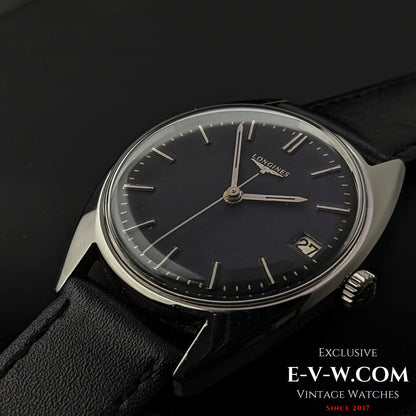 Longines Classic /Black dial / cal. 285 / Ref.8306 5 /  Vintage 1969