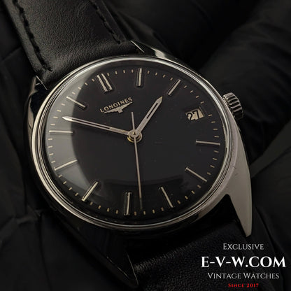 Longines Classic / Cadran noir / Cal. 285 / Réf. 8306 5 / Vintage 1969