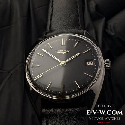 Longines Classic / Cadran noir / Cal. 285 / Réf. 8306 5 / Vintage 1969