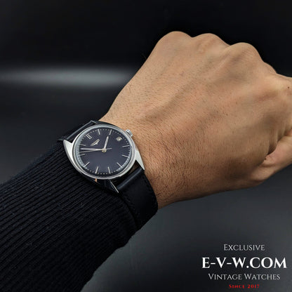 Longines Classic / Cadran noir / Cal. 285 / Réf. 8306 5 / Vintage 1969