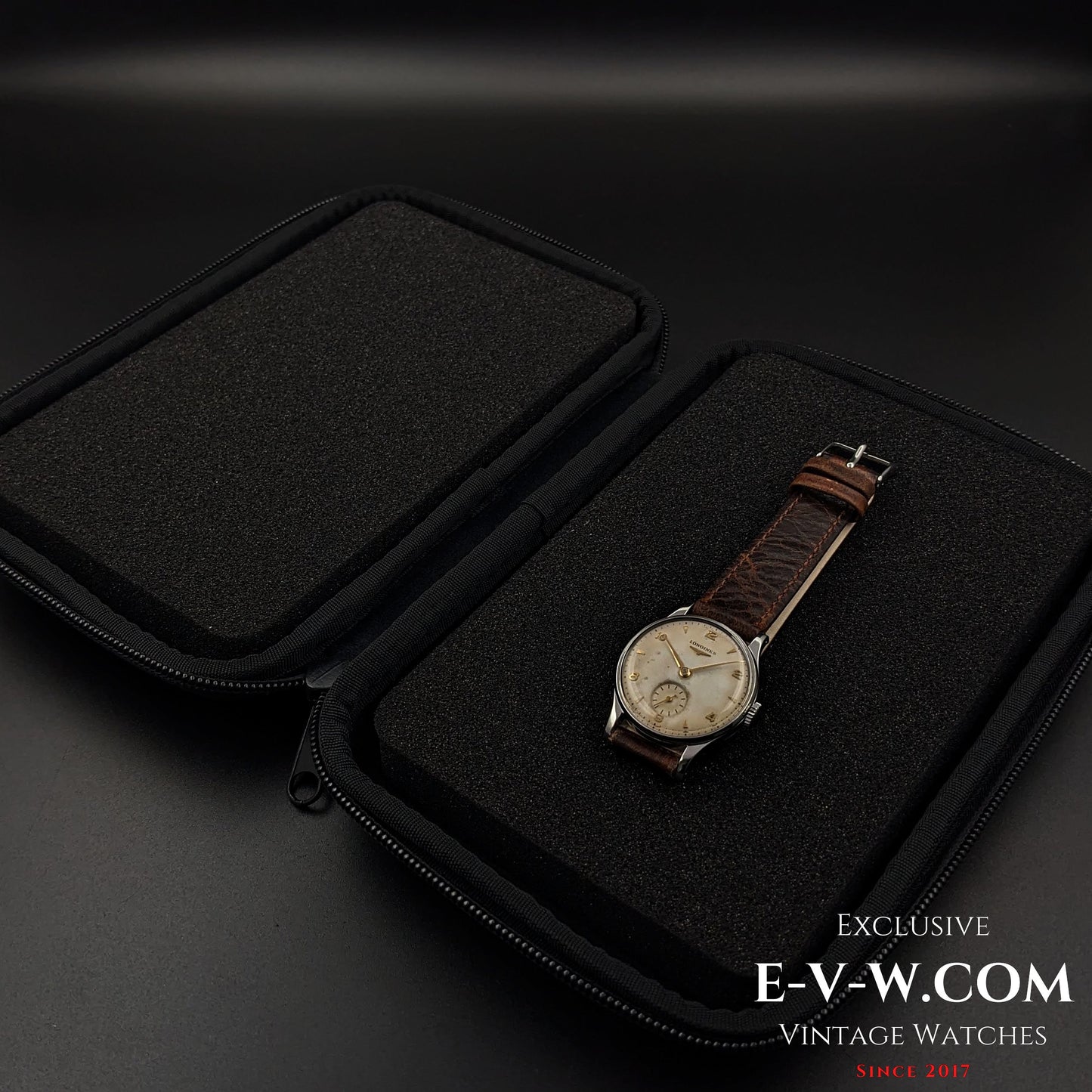 Longines de 1951 avec une belle patine vintage sur le cadran / Cal 12.68Z