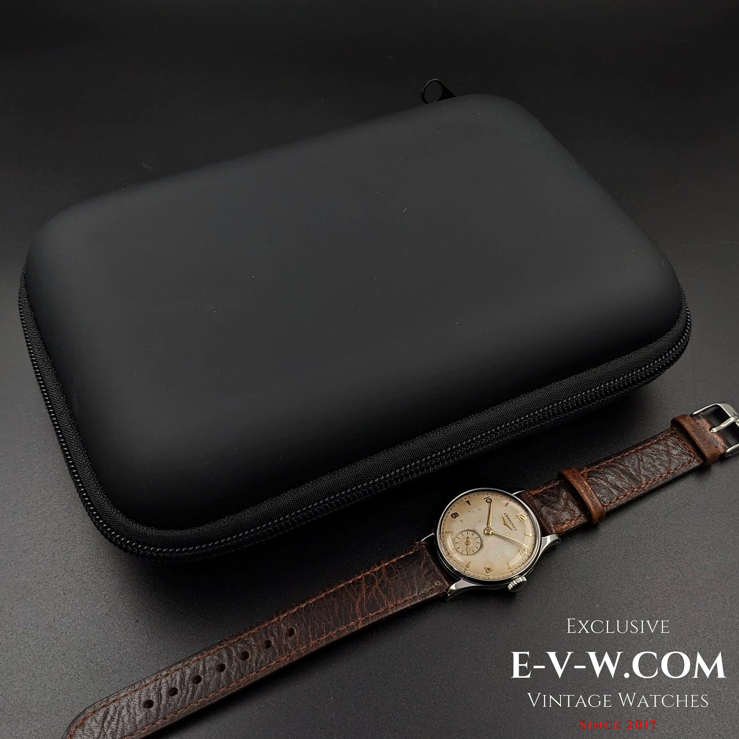 Longines de 1951 avec une belle patine vintage sur le cadran / Cal 12.68Z