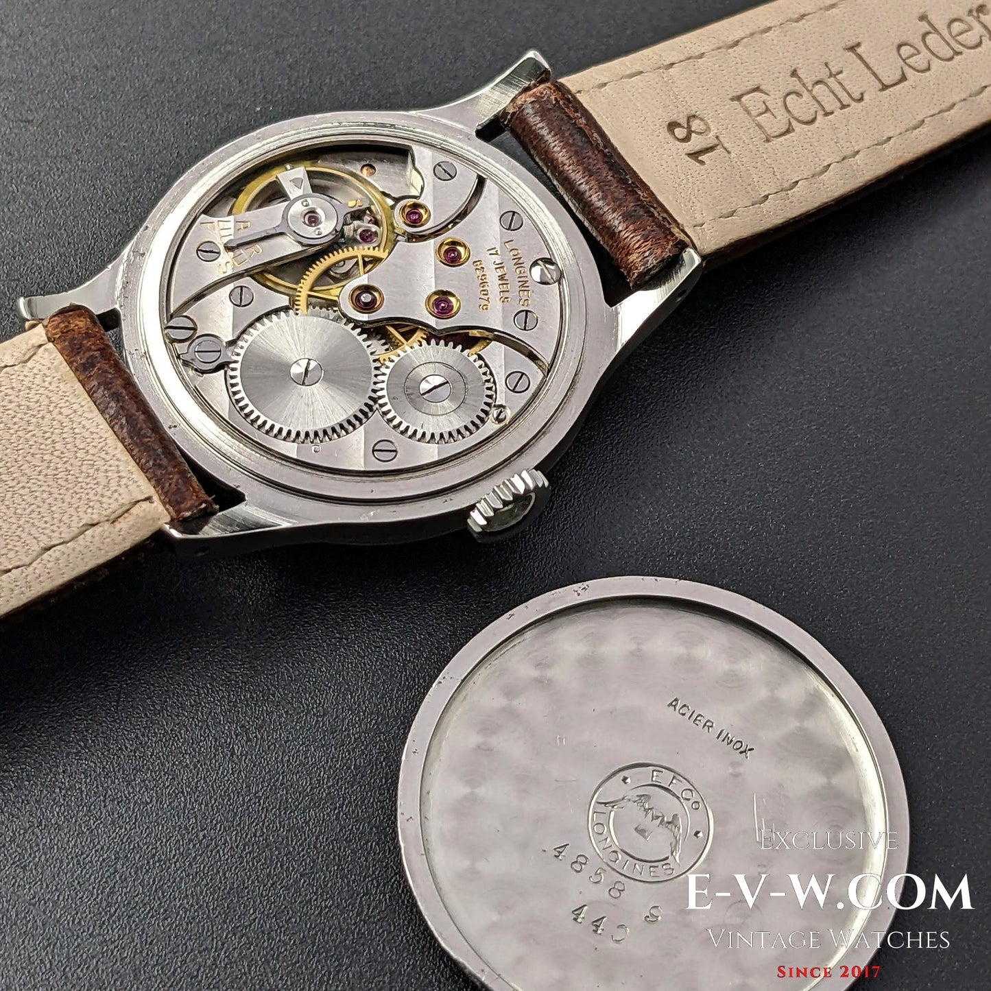 Longines de 1951 avec une belle patine vintage sur le cadran / Cal 12.68Z