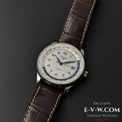 Édition limitée à 77 exemplaires Longines Master Collection Worldtime « AS 7 Maravilhas Do Mundo Antigo (Les 7 Merveilles du Monde Antique) » / Réf. L2.631.4
