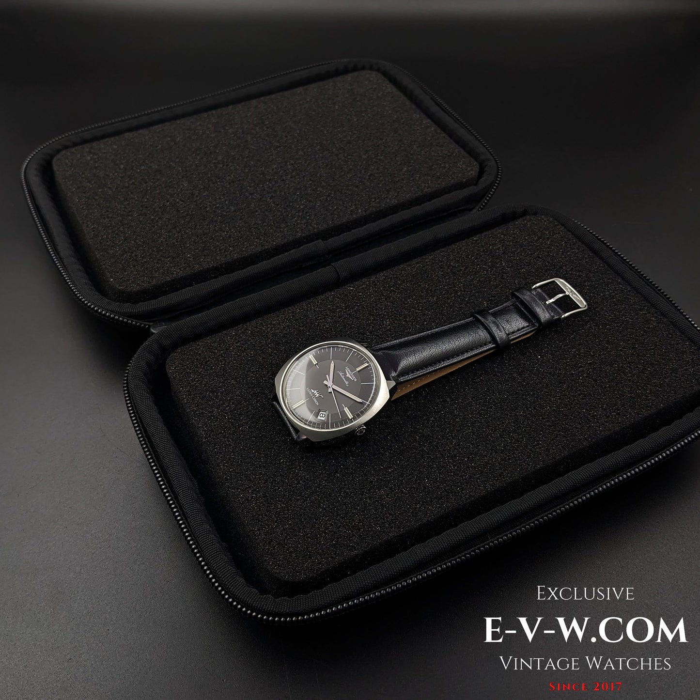 Longines ULTRA-CHRONE Automatique Très Rare avec Antichoc Kif-Ultraflex / 38mm Jumbo Vintage 1970