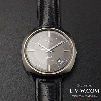 Longines ULTRA-CHRONE Automatique Très Rare avec Antichoc Kif-Ultraflex / 38mm Jumbo Vintage 1970
