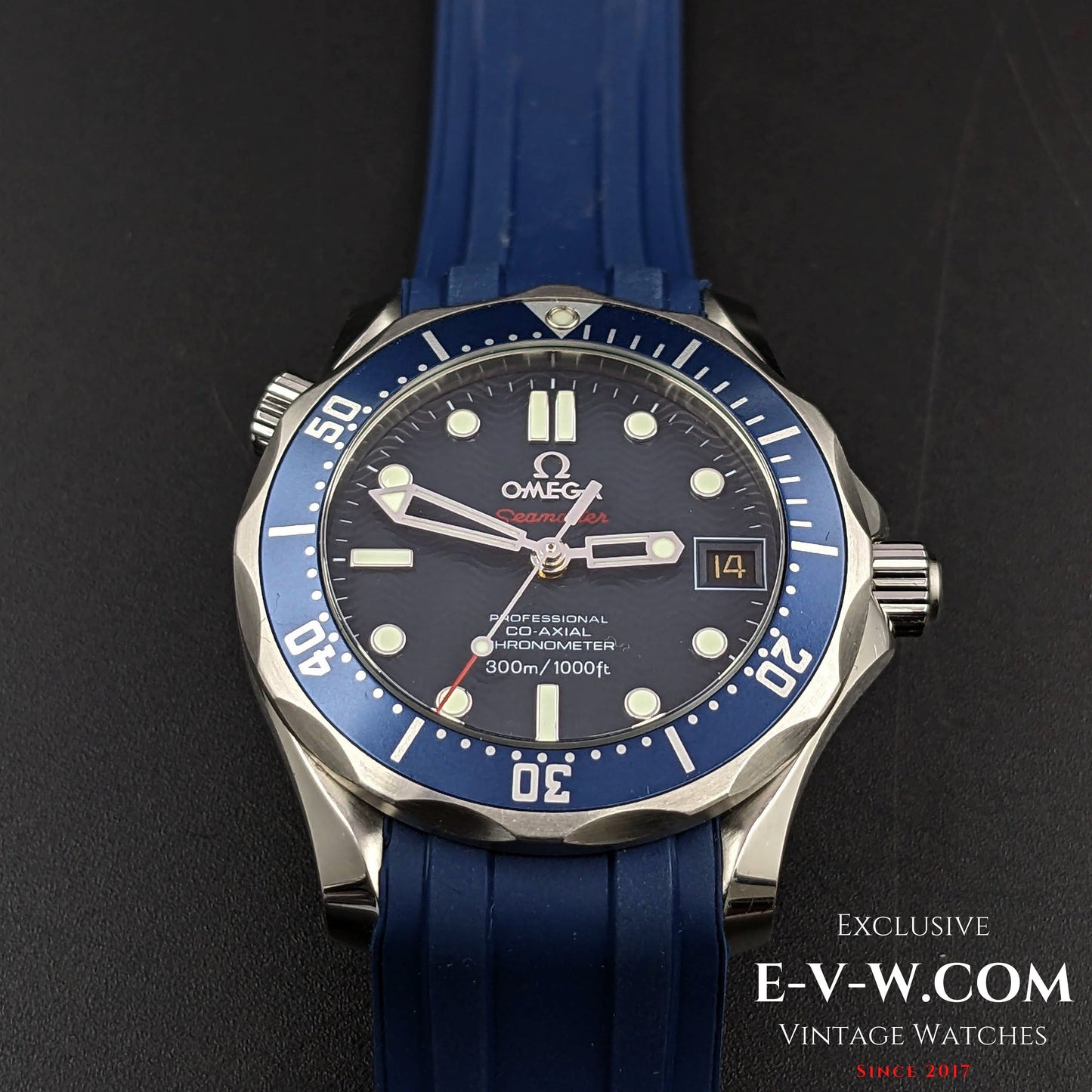 Omega Seamaster Diver 300 M PROFESSIONAL CO-AXIAL CHRONOMETER 300 M / Rare inscription sur le boîtier « NOT FOR SALE »