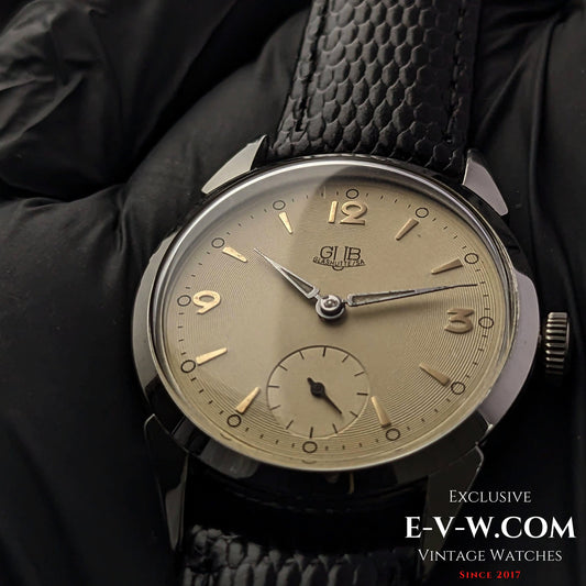 Rare GUB Glashutte SA / cal 60 / Millésime années 1950