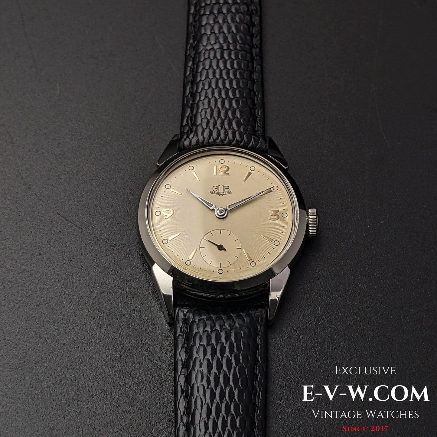 Rare GUB Glashutte SA / cal 60 / Millésime années 1950