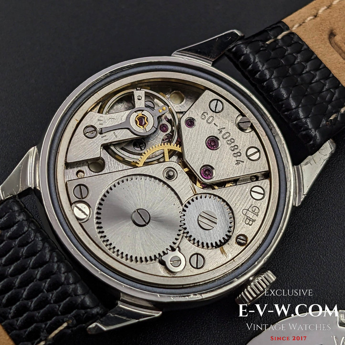 Rare GUB Glashutte SA / cal 60 / Millésime années 1950