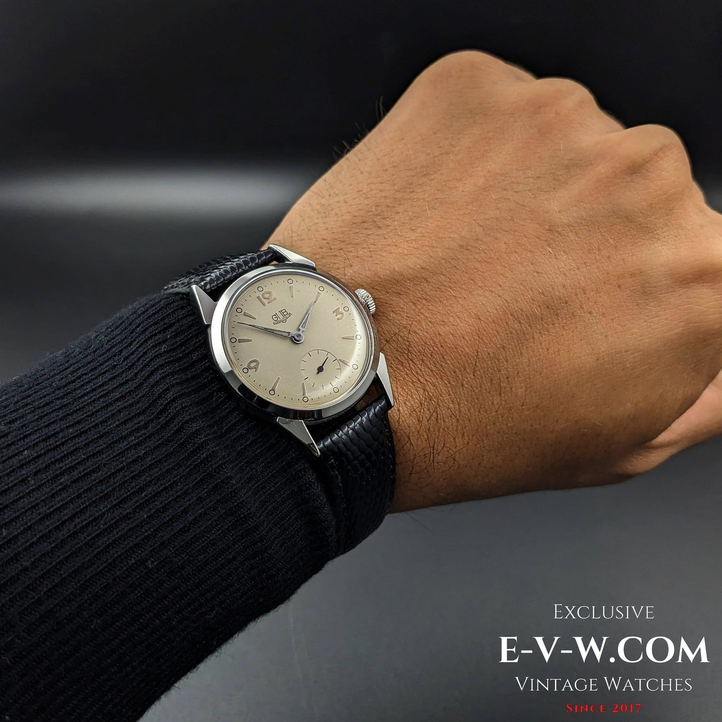 Rare GUB Glashutte SA / cal 60 / Millésime années 1950