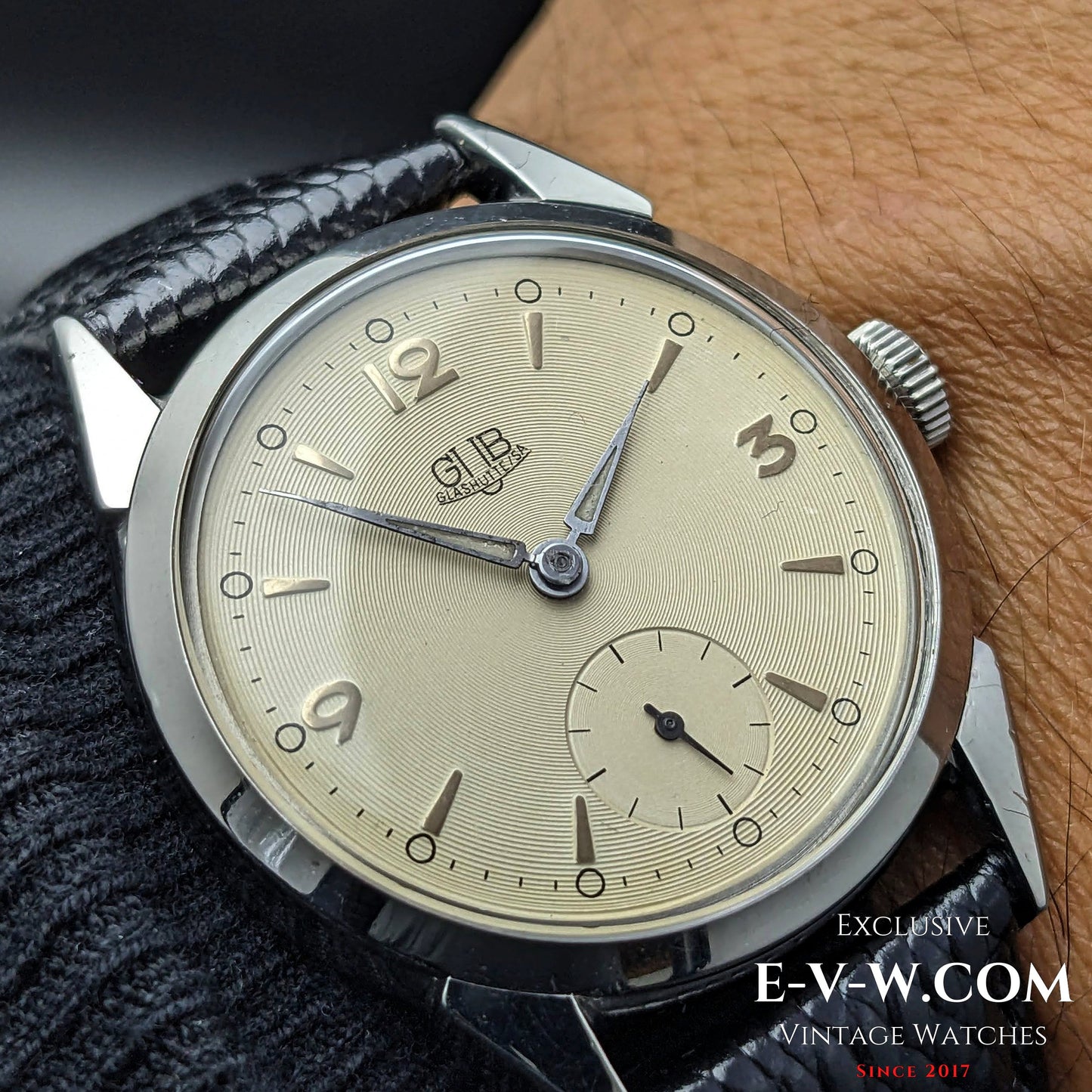 Rare GUB Glashutte SA / cal 60 / Millésime années 1950