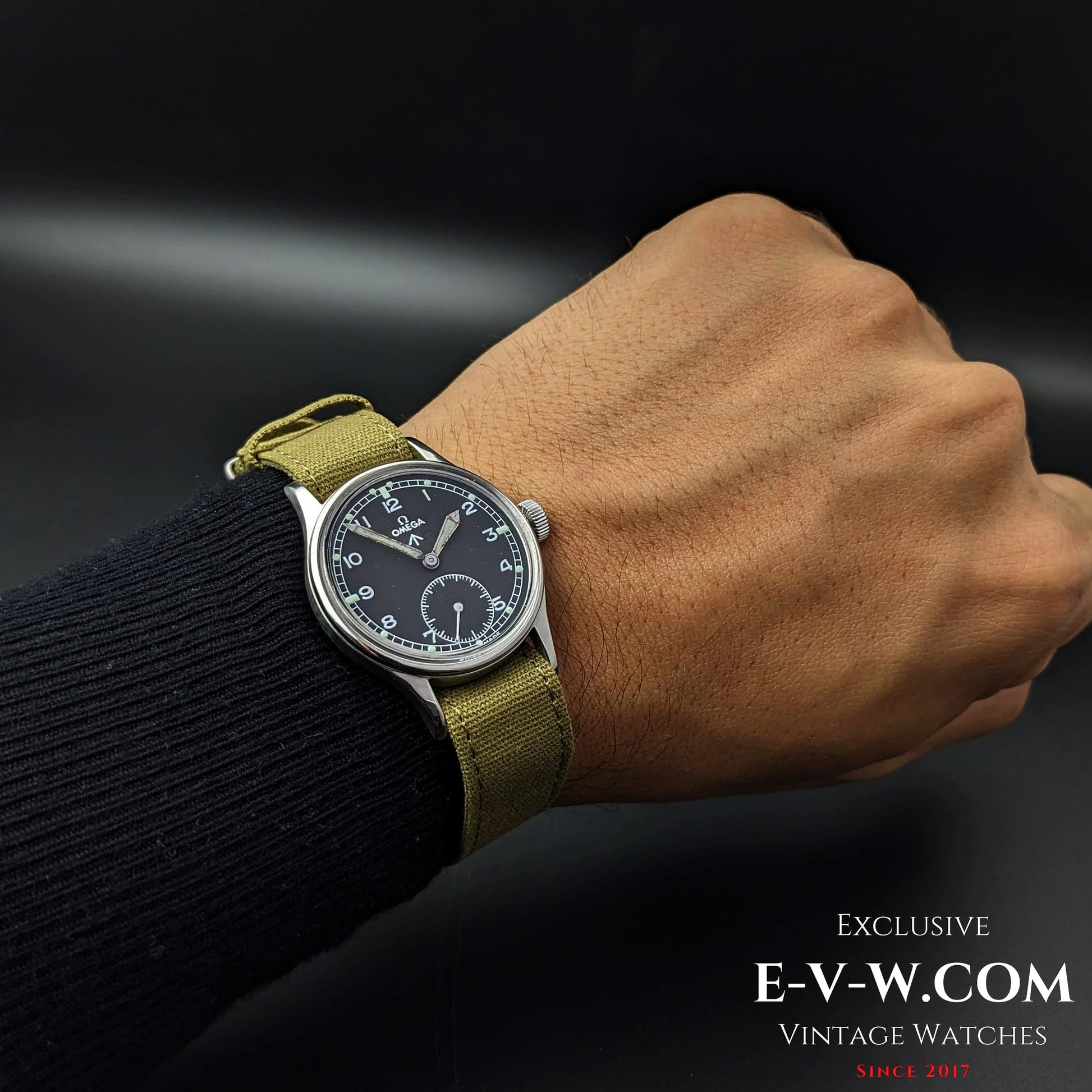 Military Omega Dirty Dozen RAF British Army Royal Air Force WWII / Vintage 1943 / Cal.30T2