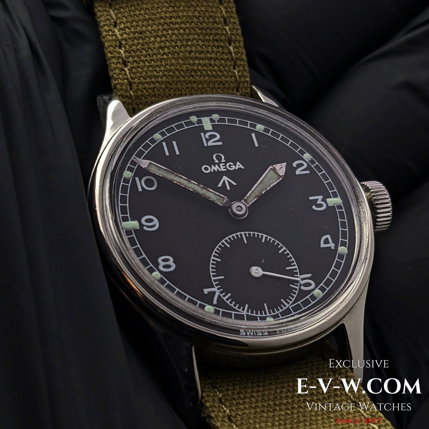 Omega Dirty Dozen Militaire RAF Armée de l'Air Britannique Seconde Guerre mondiale / Vintage 1943 / Cal.30T2