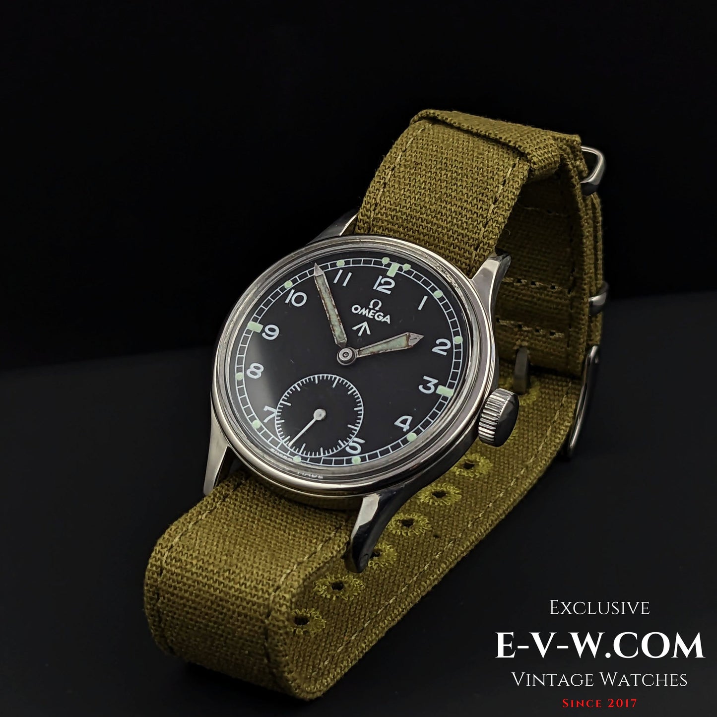 Omega Dirty Dozen Militaire RAF Armée de l'Air Britannique Seconde Guerre mondiale / Vintage 1943 / Cal.30T2