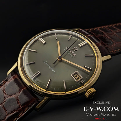 Omega Seamaster Cadran Vert Automatique Réf. 166.020 / cal. 562 / Vintage 1965 