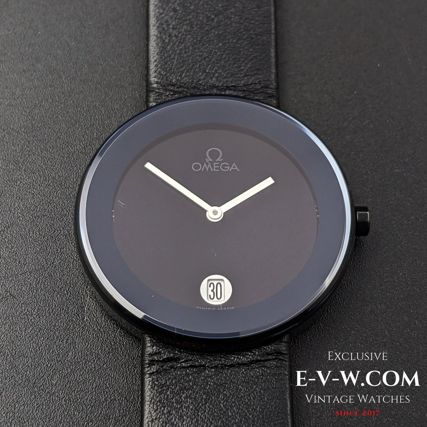 Omega « ART COLLECTION 1987 » très rare / Design : Camille Graeser / Céramique / Pièce unique 