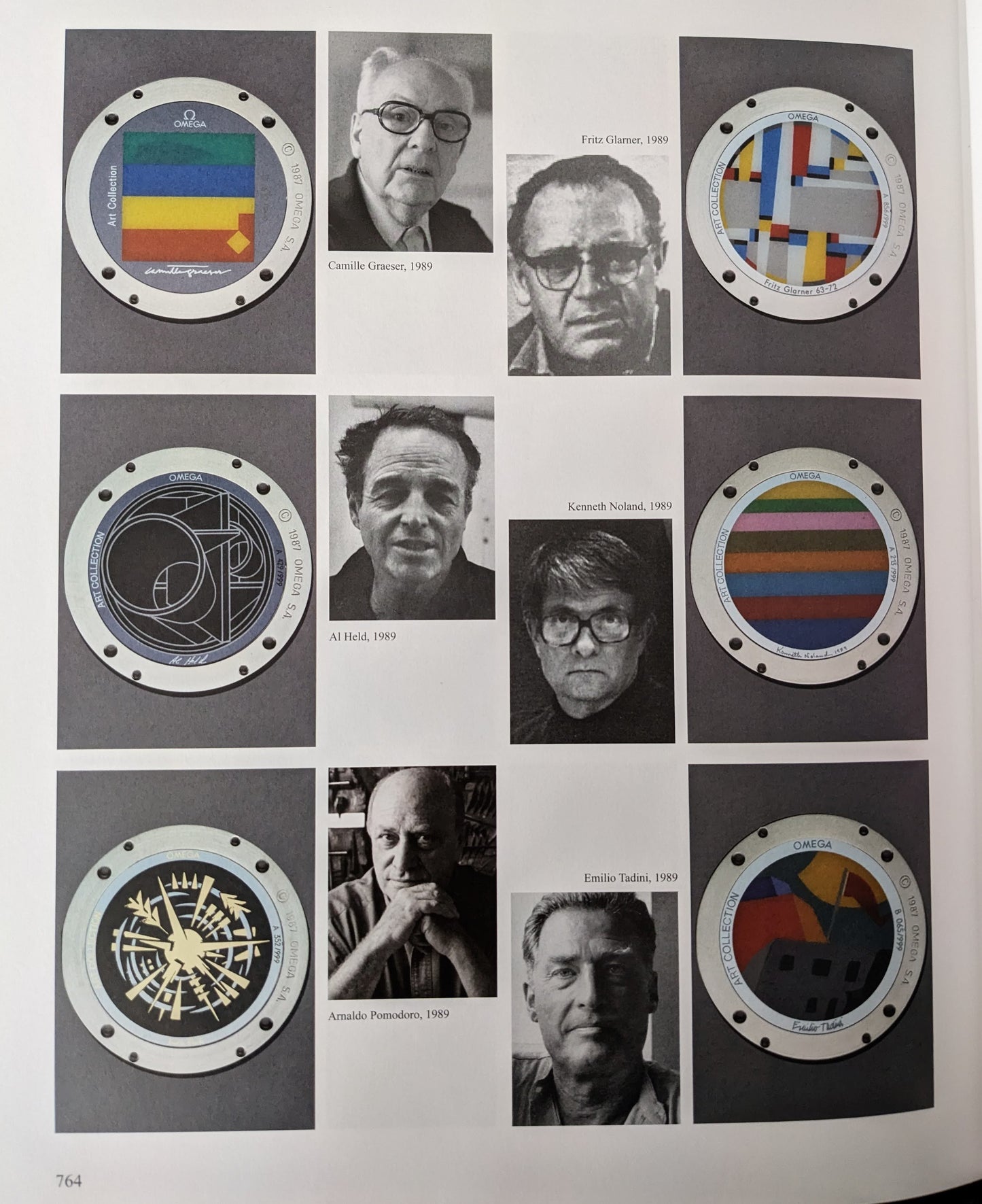 Omega « ART COLLECTION 1987 » très rare / Design : Camille Graeser / Céramique / Pièce unique 